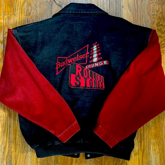RARE Vintage Rolling Stones Voodoo Lounge Tour Denim Jacket - Picture 1 of 3